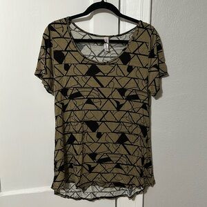Lularoe Green geometric top